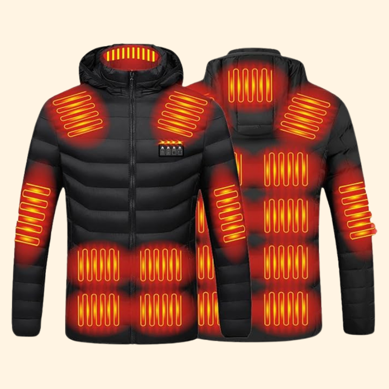 kaufsy | Herren- & Damen-Heizjacke – Beste wiederaufladbare beheizte Pufferjacke, leichte batteriebetriebene Winterjacke UK