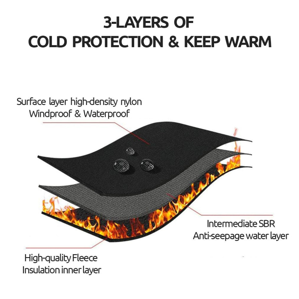 Beheizbare Winterhandschuhe wasserdicht mit Touchscreen