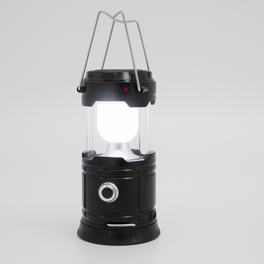 Jagd Solar-LED Camping-Laterne, wiederaufladbar, tragbar