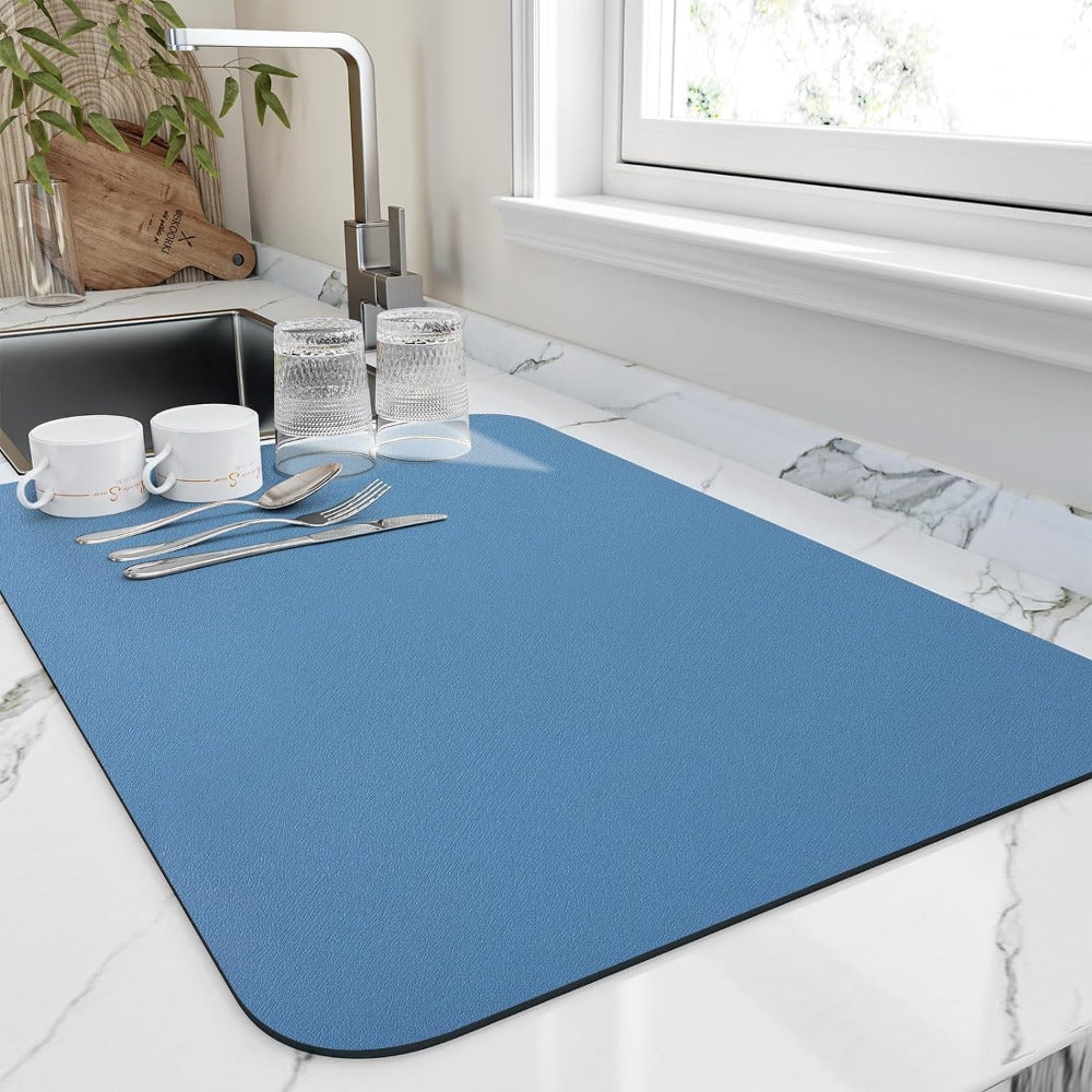 Schnelltrocknende Küchen-Abtropfmatte – Hochabsorbierend & Praktisch