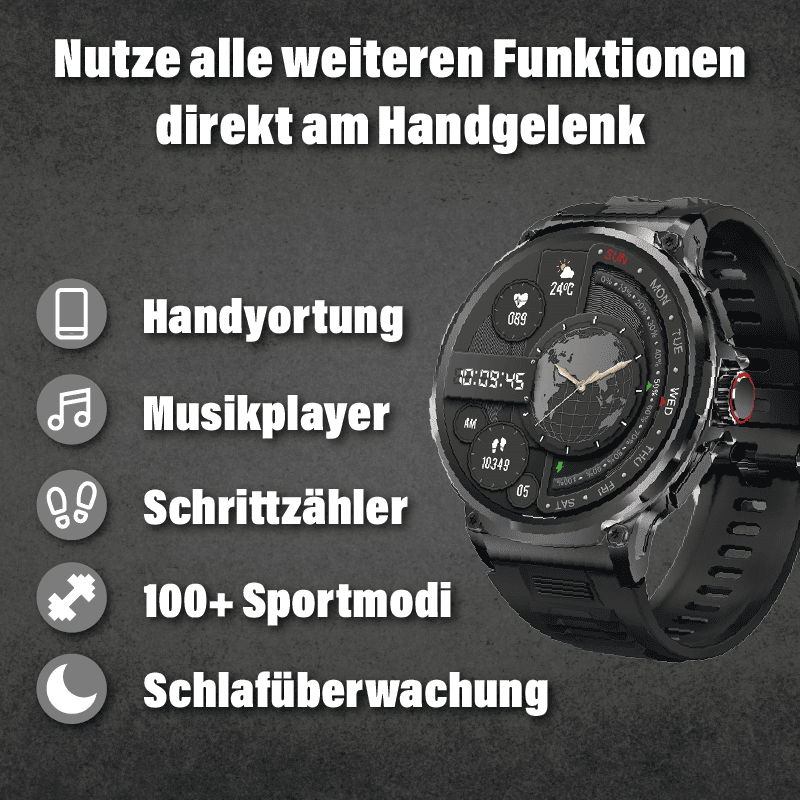 Zeus Zubehör Packet + Gratis Smartwatch