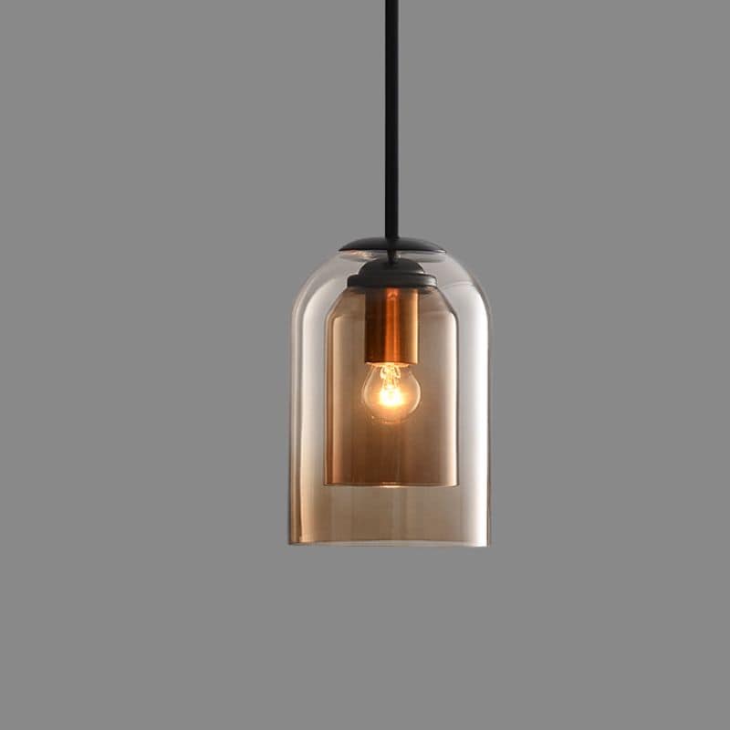 LumoVista – Pendelleuchte Doppelglas modern für Wohn- & Esszimmer