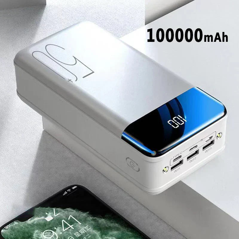 PowerBloc – Powerbank 50000 mAh Schnellladung – Outdoor & Notfall-Energie
