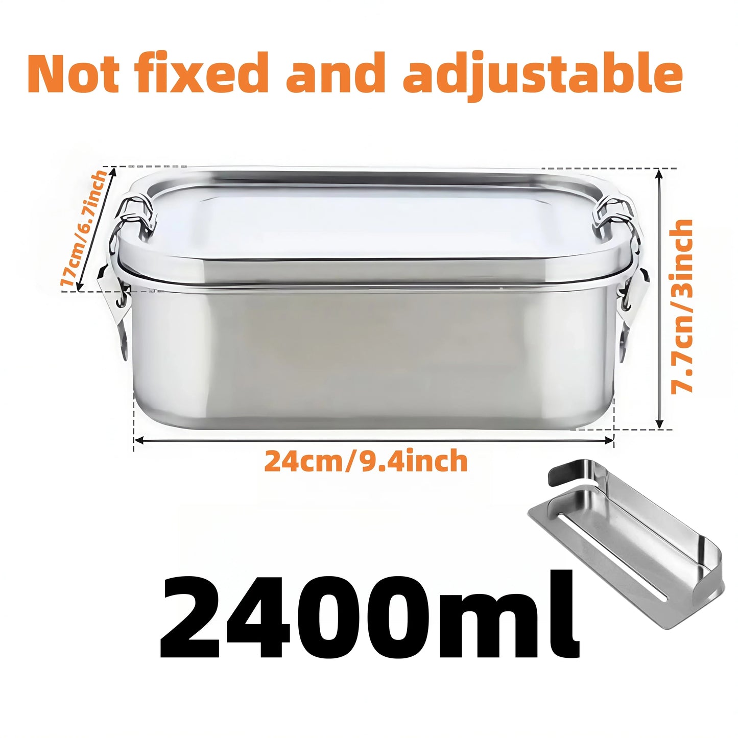 MealCraft – Bento-Lunchbox Edelstahl 800 ml mit Fächern auslaufsicher & spülmaschinenfest