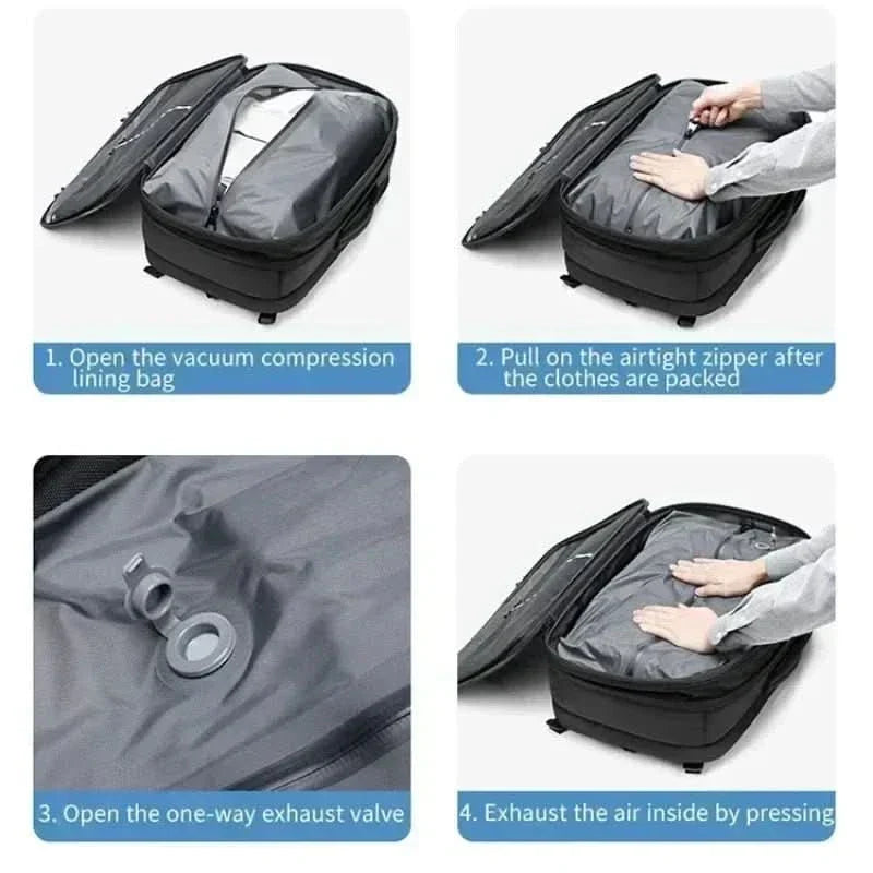 kaufsy | Komprimierbarer Laptop-Rucksack für das Reisen