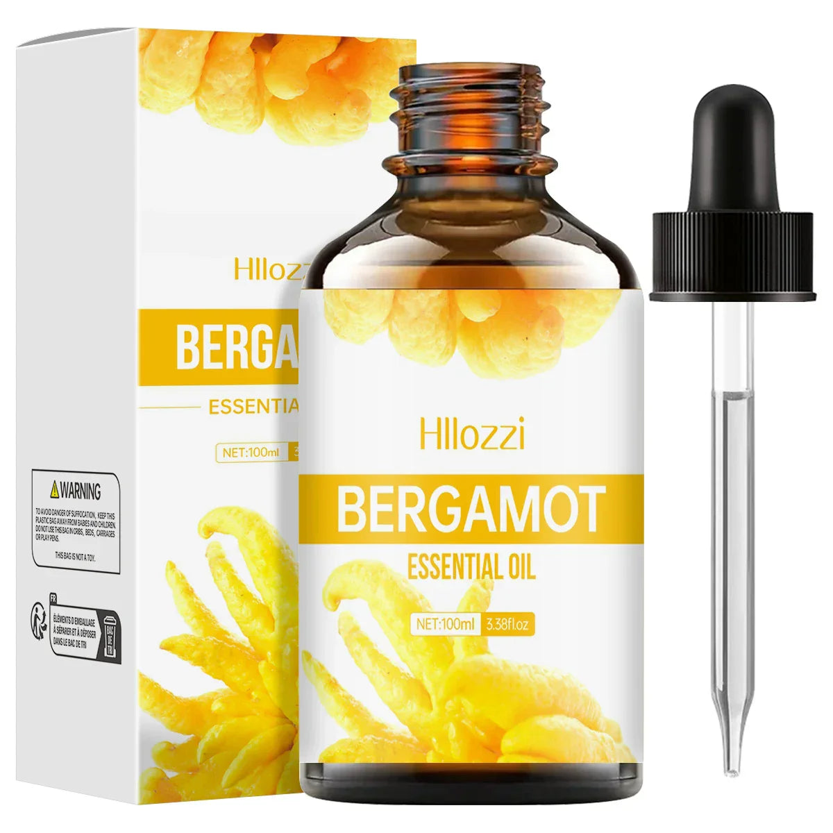 Kaufsy™ Bergamotte ätherisches Öl, Premium, Haarpflege, Haut & Diffuser