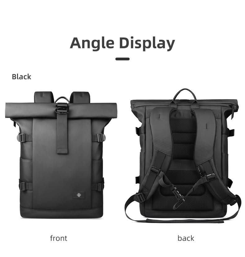kaufsy | Erweiterbarer Outdoor-Rucksack mit großem Volumen & Laptopfach