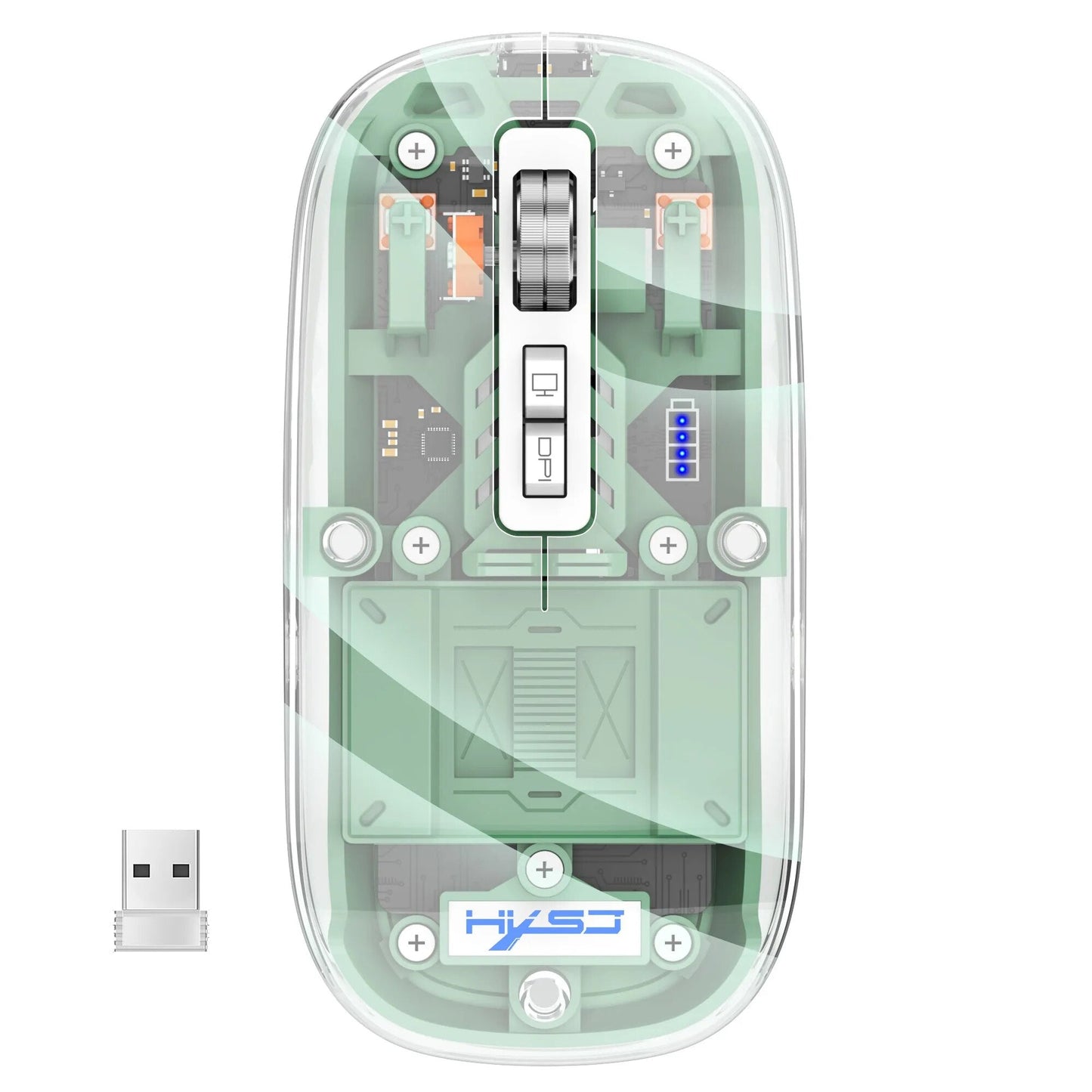 kaufsy | Transparente kabellose Bluetooth-Maus