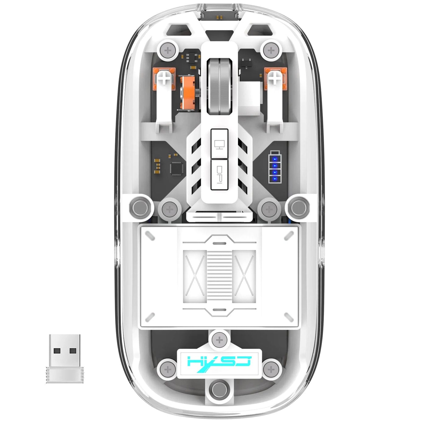 kaufsy | Transparente kabellose Bluetooth-Maus