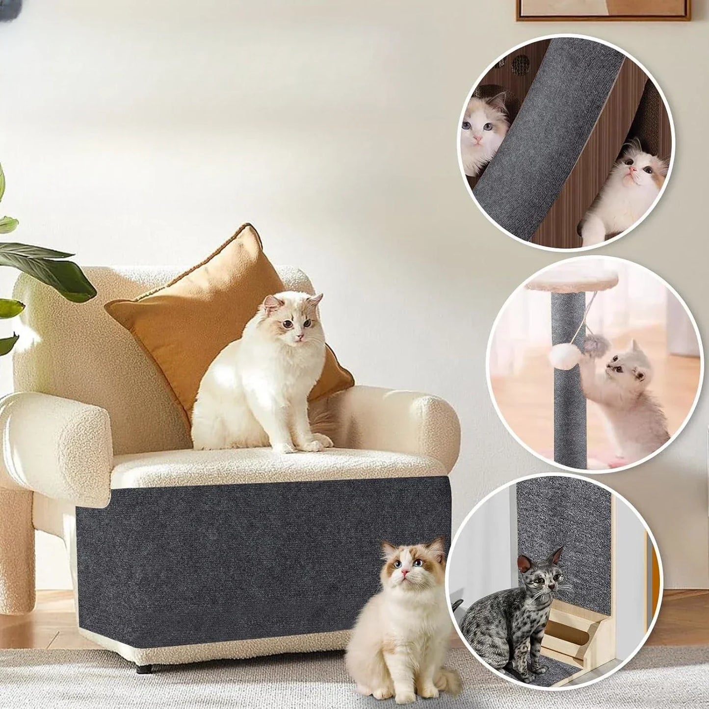 Pawver – kratzschutz für möbel transparent & robust – für katzenhaushalte
