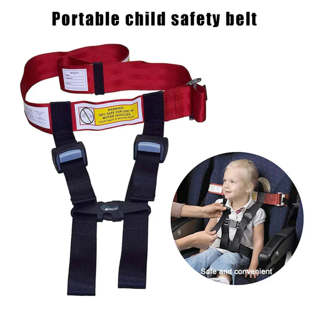 Kinder Sicherheitsgurt, verstellbarer Flugzeugsitz, Reiseharness