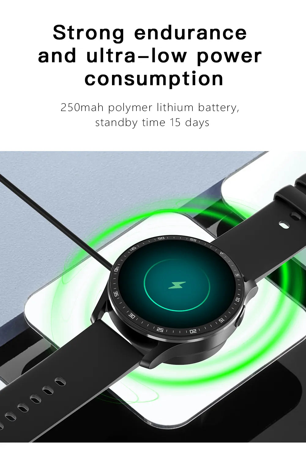 kaufsy | Zwei in Eins Smartwatch mit Bluetooth-Ohrhörern