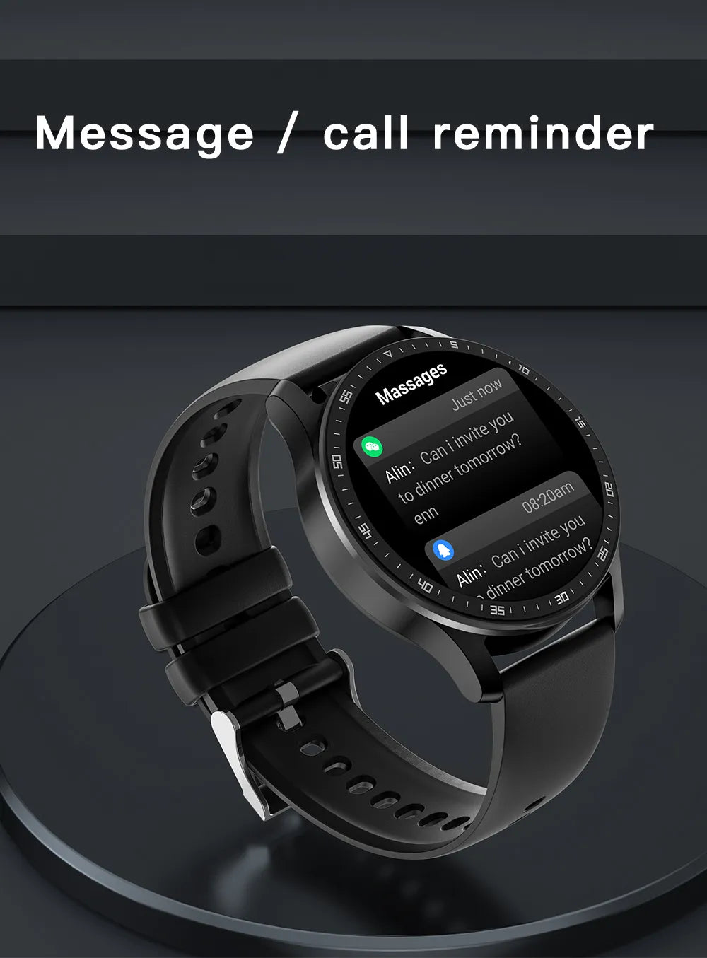 kaufsy | Zwei in Eins Smartwatch mit Bluetooth-Ohrhörern