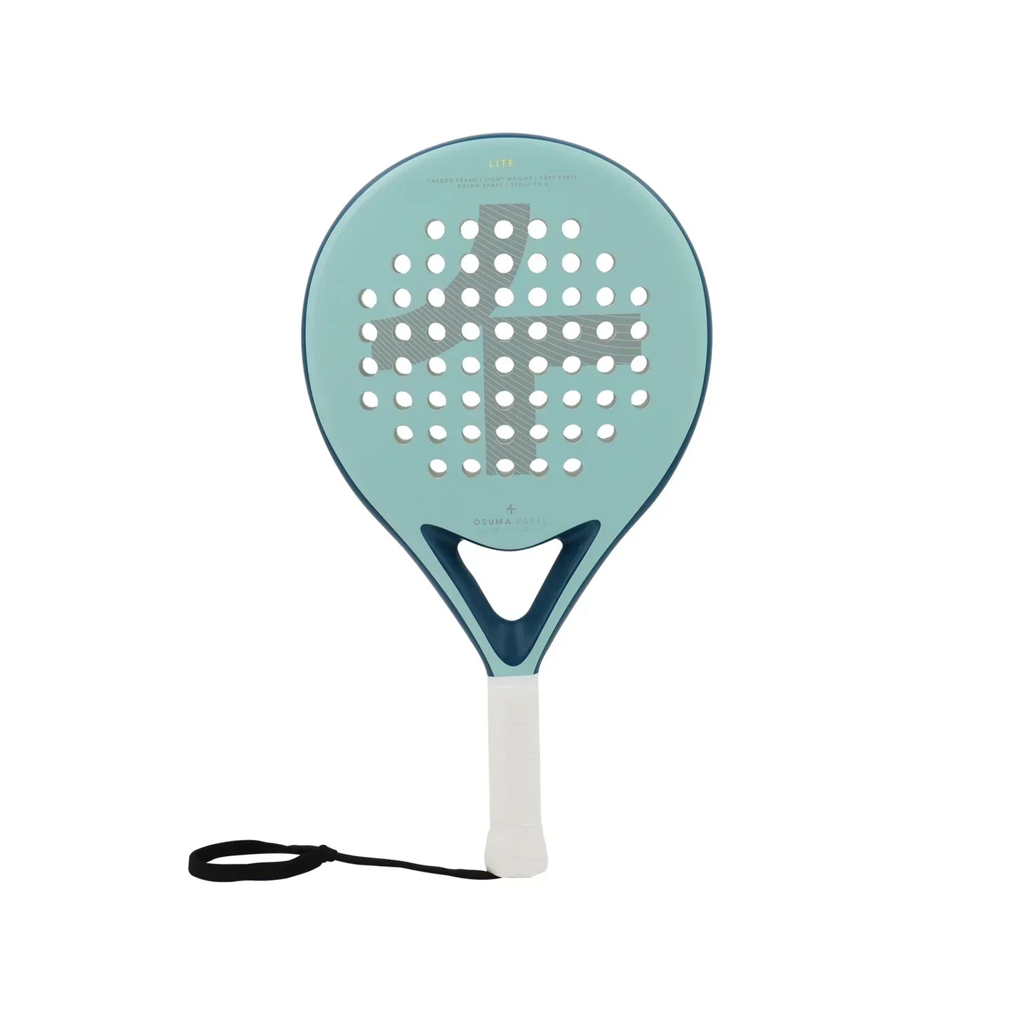 PowerStrike Carbon Padel Schläger, leicht, präzise & kraftvoll, EVA Kern