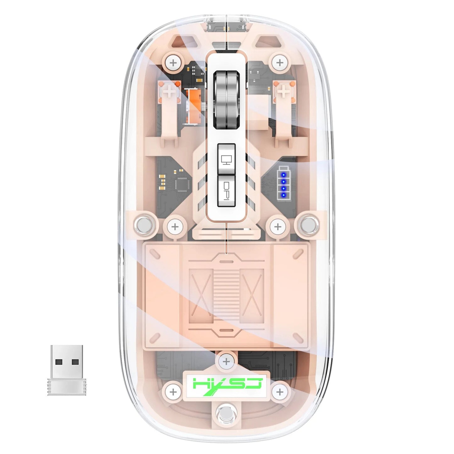 kaufsy | Transparente kabellose Bluetooth-Maus