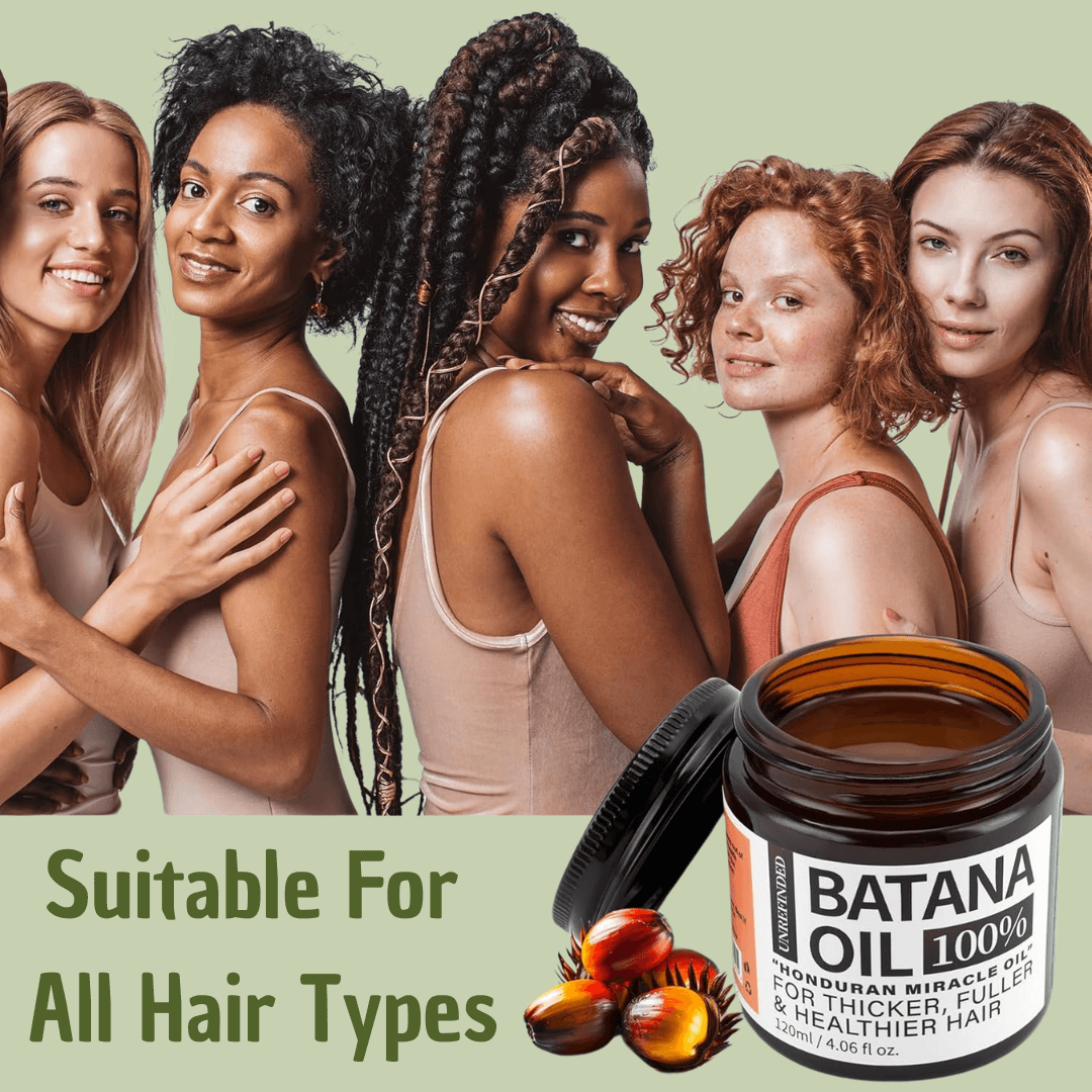 Batana Hair Oil – Pflegeöl für volleres, kräftiger aussehendes Haar mit Omega-Fettsäuren & Vitamin E