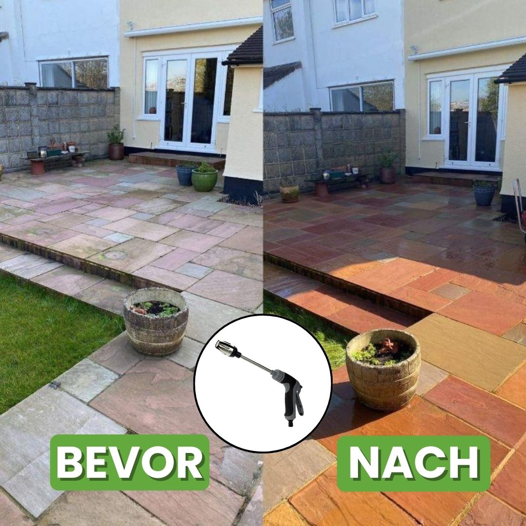| Turbowasher - Power-Hochdruckreiniger für jeden Gartenschlauch - Sonderaktion 1+1 Gratis