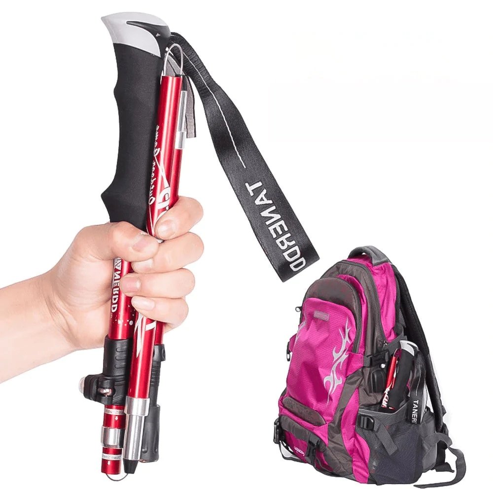 Treksmart Barbie Pink – Faltbarer, höhenverstellbarer Gehstock