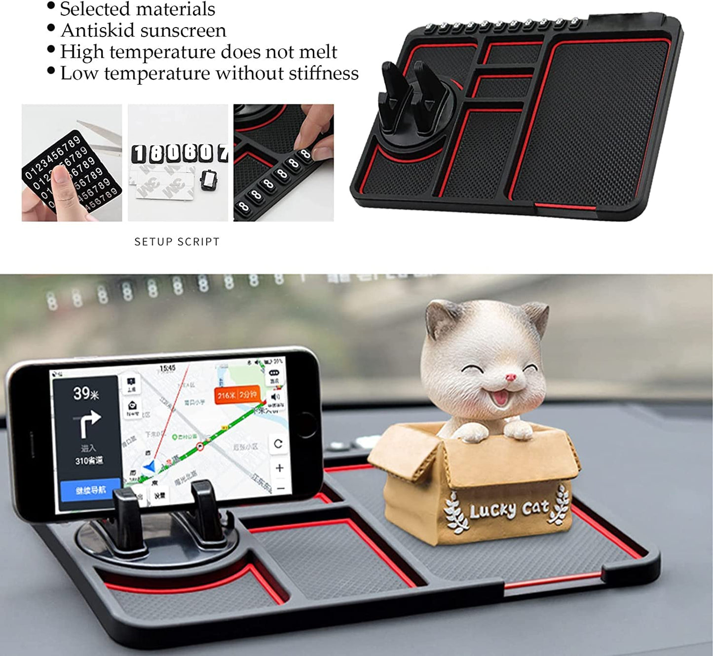 kaufsy | Auto Armaturenbrett Anti-Rutsch Handyhalter