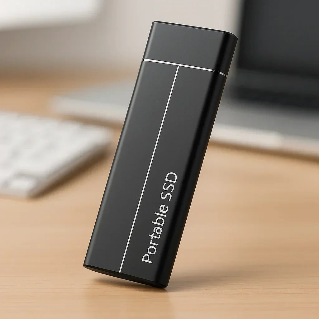 kaufsy | Tragbare SSD für großen Speicher – 5TB externe Festplatte mit blitzschnellen Übertragungsgeschwindigkeiten