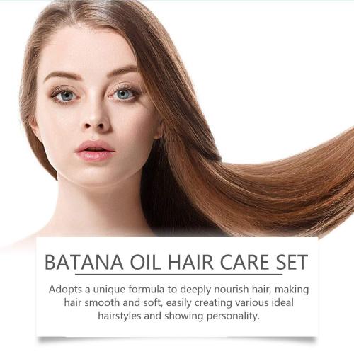 Batana Pflegeset: Shampoo, Spülung, Maske und Öl