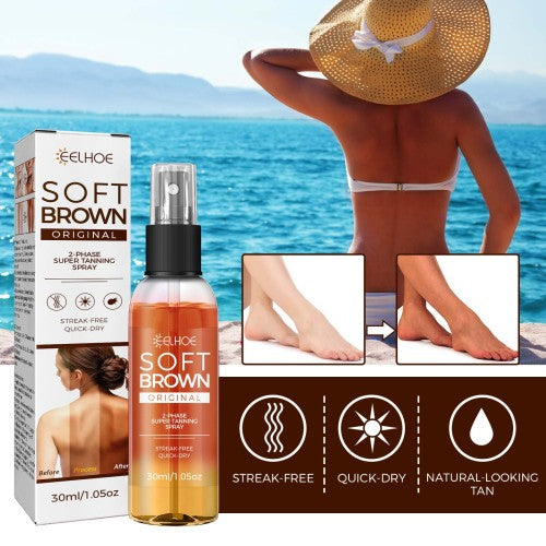 Bronzing Körperöl-Spray mit Sonnenblume und Walnuss