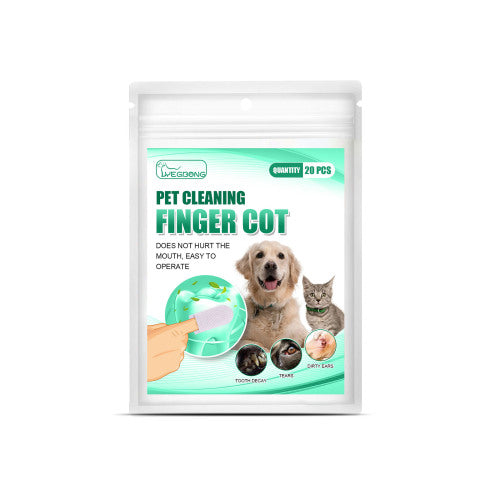 Haustier Zahnreinigungs-Fingertücher