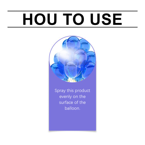 Ballon-Glitzerspray