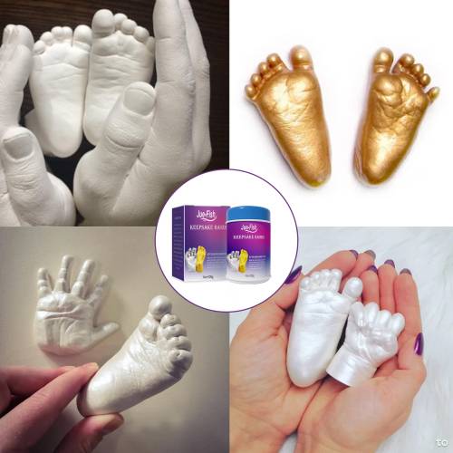 Baby 3D Hand- und Fußabdruck-Set