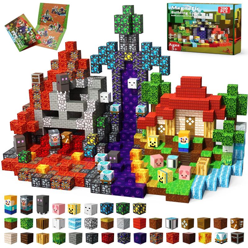 Magnetische Bausteine Set, Lernspielzeug für Kinder