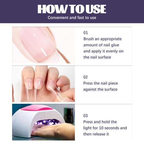 Nagelkleber für Press-On Nägel und Strasssteine