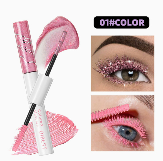2-in-1 Mascara mit Farbschimmer und Matt-Finish, wasserfest