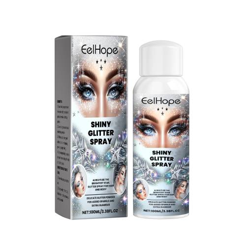 Funkelndes Glitzerspray