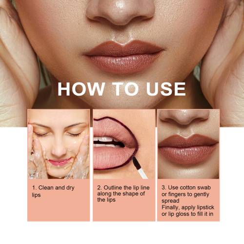 Peel-Off Lipliner, Dunkelbraun
