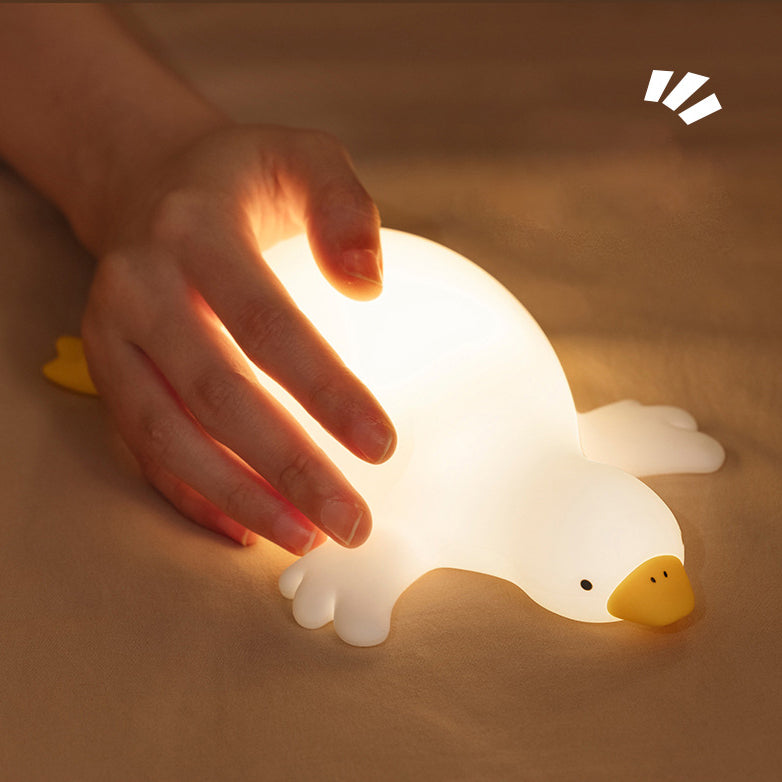 | Große Weiße Gans Tap Tap LED Nachtlampe