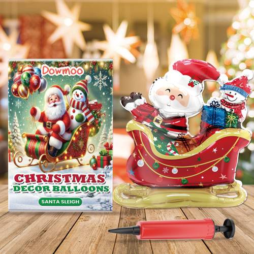 Weihnachts-Schneemann Standballon