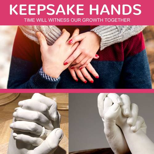 3D Handabdruck-Set aus Gips