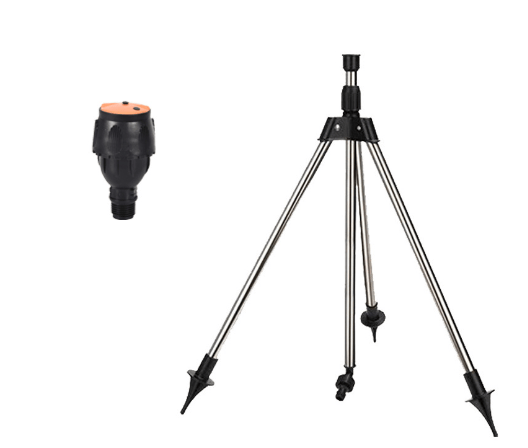 Gardexon – Sprühgerät 360° Edelstahl-Stativ – Gartenbewässerung