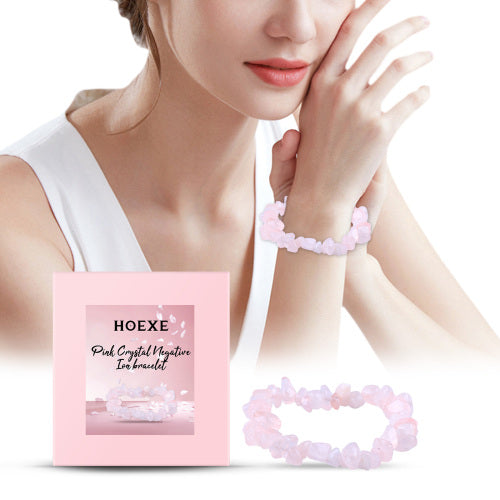 Rosa Kristallarmband