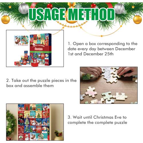 Weihnachts-Adventskalender Puzzle