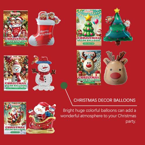 Weihnachts-Standballon Deko