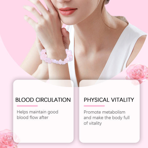 Rosa Kristallarmband
