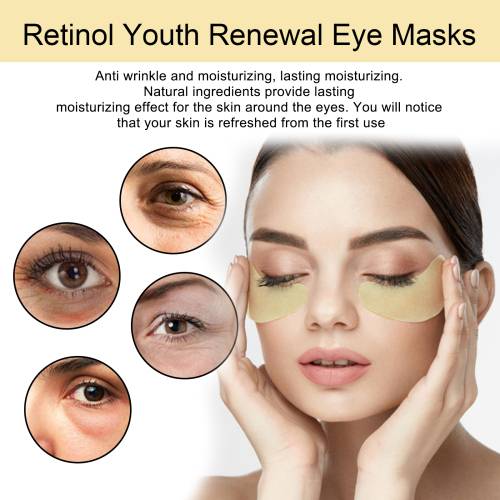 Retinol Augenpads mit Aloe und Soja, 20 Stück