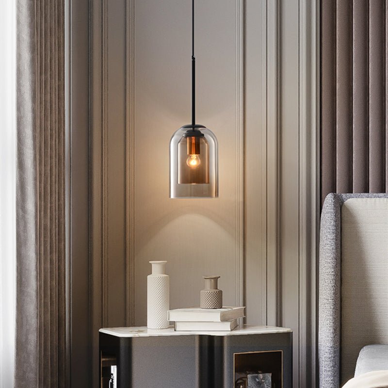 LumoVista – Pendelleuchte Doppelglas modern für Wohn- & Esszimmer