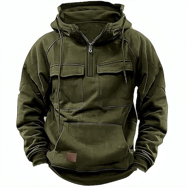 Nordberg – Herren Winter Hoodie mit Fleecefutter und Kapuze