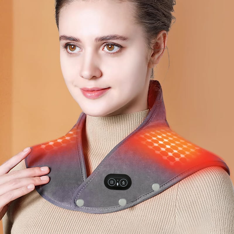 kaufsy | Elektrische Nacken- und Schulter-Heizdecke mit Vibration